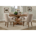 Alpine Furniture Kensington Pair of Upholstered Parson Chairs