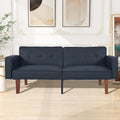 Convertible Memory Foam Futon Sofa Bed - Foldable Daybed Loveseat Sleeper