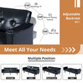 Convertible Memory Foam Futon Sofa Bed - Foldable Daybed Loveseat Sleeper