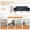 Convertible Memory Foam Futon Sofa Bed - Foldable Daybed Loveseat Sleeper