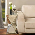 Rebecca Modern Multi-Angle Mirrored Side Table