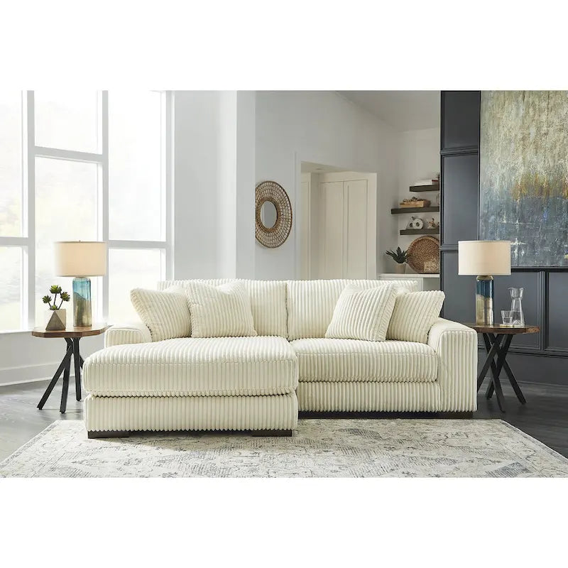 Signature Design by Ashley Lindyn 2-Piece Sectional Sofa with Chaise - Dimensions: 102W x 70D x 38H