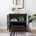 Chanters Solid Wood 2-Door Decorative Cabinet
