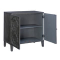 Chanters Solid Wood 2-Door Decorative Cabinet