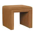 HomePop Contemporary Channel-Designed Ottoman