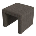 HomePop Contemporary Channel-Designed Ottoman