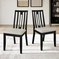 CraftPorch Modern Wooden Dining Chair Set (2 Pieces) - N/A