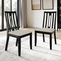 CraftPorch Modern Wooden Dining Chair Set (2 Pieces) - N/A