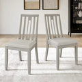 CraftPorch Modern Wooden Dining Chair Set (2 Pieces) - N/A