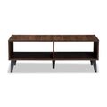 Baxton Studio Mid-Century Modern Brown Coffee Table