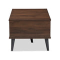 Baxton Studio Mid-Century Modern Brown Coffee Table