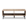 Baxton Studio Mid-Century Modern Brown Coffee Table