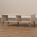 Baxton Studio Mid-Century Modern Brown Coffee Table