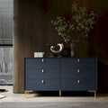 Mid-Century 6-Drawer Storage Dresser Chest Sideboard