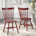 Set of 2 Venice Solid Wood Spindle Dining Chairs by Simple Living