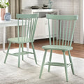 Set of 2 Venice Solid Wood Spindle Dining Chairs by Simple Living