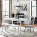 Set of 2 Venice Solid Wood Spindle Dining Chairs by Simple Living
