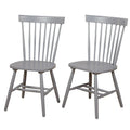 Set of 2 Venice Solid Wood Spindle Dining Chairs by Simple Living