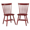 Set of 2 Venice Solid Wood Spindle Dining Chairs by Simple Living