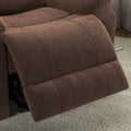 Overstuffed Arm and Back Manual Recliner Chair