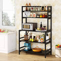 5-Tier Kitchen Baker's Rack with Storage - Microwave Oven Cart
