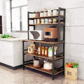 5-Tier Kitchen Baker's Rack with Storage - Microwave Oven Cart