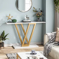 43-Inch Narrow Console Table for Entryway and Living Room