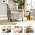 HULALA HOME Samouel Contemporary Floral Wingback Armchair