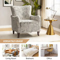 HULALA HOME Samouel Contemporary Floral Wingback Armchair