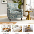 HULALA HOME Samouel Contemporary Floral Wingback Armchair