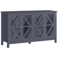 HOMCOM Kitchen Sideboard Buffet Cabinet with Adjustable Shelves for Versatile Storage