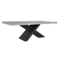 Classic Home Durant 84-Inch Dining Table - Dimensions: 84W x 43D x 30H