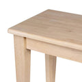 Solid Wood Dining Bench in Shaker Style