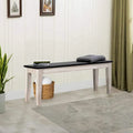 Solid Wood Dining Bench in Shaker Style