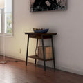 Leick Home Empiria Wooden Console Table with Drawer and Metal Frame