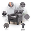 Pellebant Contemporary Club Armchair - Stylish Accent Chair for Living Room