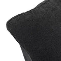 Sectional Couch with L-Shaped Design and Linen Upholstery, Featuring Multiple Cushions