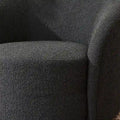 Set of 2 KINWELL 34-Inch Wide Upholstered Swivel Barrel Chairs