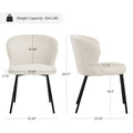 Set of 2 Modern Dining Chairs by Art Leon