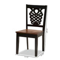Gervais Modern Transitional 2-Piece Dining Chair Set