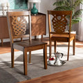 Gervais Modern Transitional 2-Piece Dining Chair Set