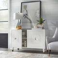 angelo:HOME Jaslene Glossy Glam Media Buffet Cabinet