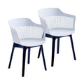 Porthos Home Palmer Set of 2 Dining Chairs with Plastic Shell and Legs