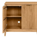 Jasper Contemporary Sideboard - Kitchen Storage Cabinet with Elegant Fluted Doors