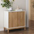 Jasper Contemporary Sideboard - Kitchen Storage Cabinet with Elegant Fluted Doors