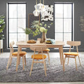 Set of 2 Cadiz Dining Chairs in Solid Beechwood by Simple Living