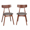 Set of 2 Cadiz Dining Chairs in Solid Beechwood by Simple Living