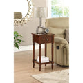Khloe French Country Accent Table with Shelf and Drawer by Convenience Concepts