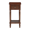 Khloe French Country Accent Table with Shelf and Drawer by Convenience Concepts