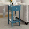 Khloe French Country Accent Table with Shelf and Drawer by Convenience Concepts